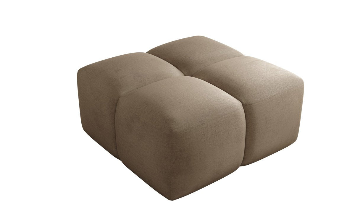 Beistellhocker Celly en Velours