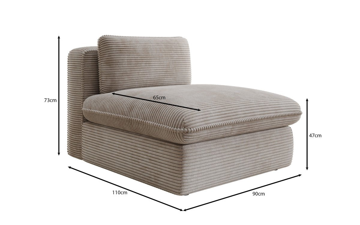 Designer Sofa-Sessel Cuddle am Cord