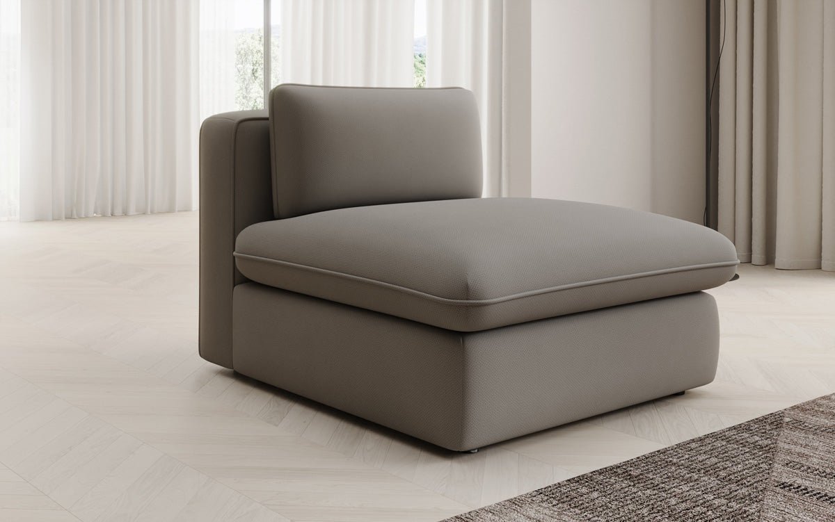 Designer sofa armchair Cuddle in fabric