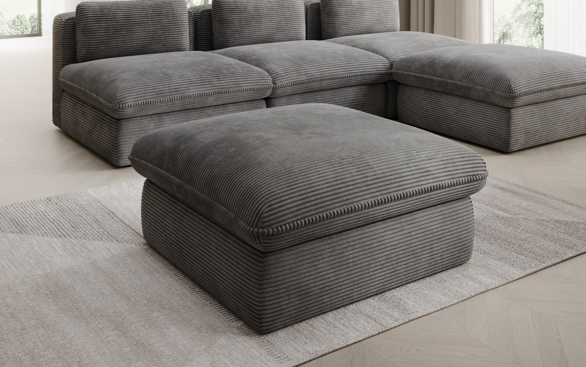 Side stool Cuddle in Corduroy 90x90cm