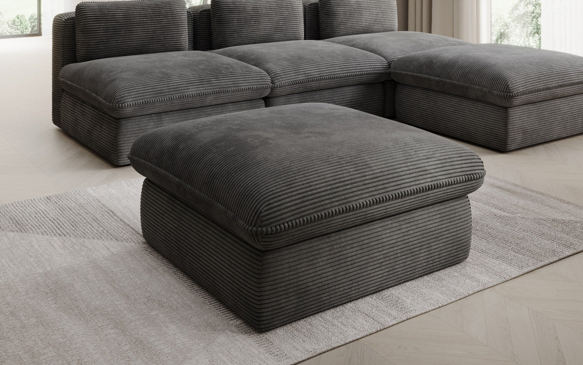 Side stool Cuddle in Corduroy 90x90cm