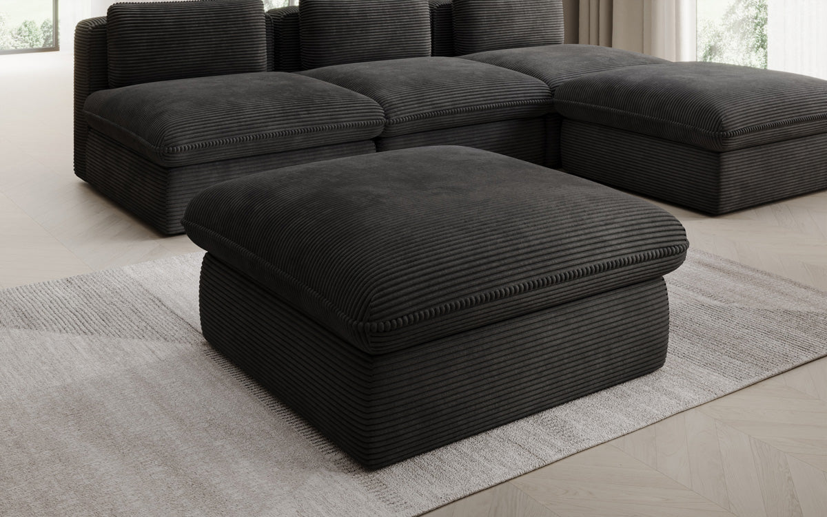 Side stool Cuddle in Corduroy 90x90cm