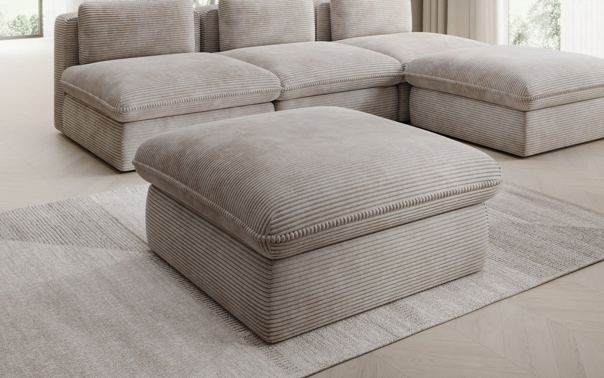 Beistellhocker Cuddle am Cord 90x90cm