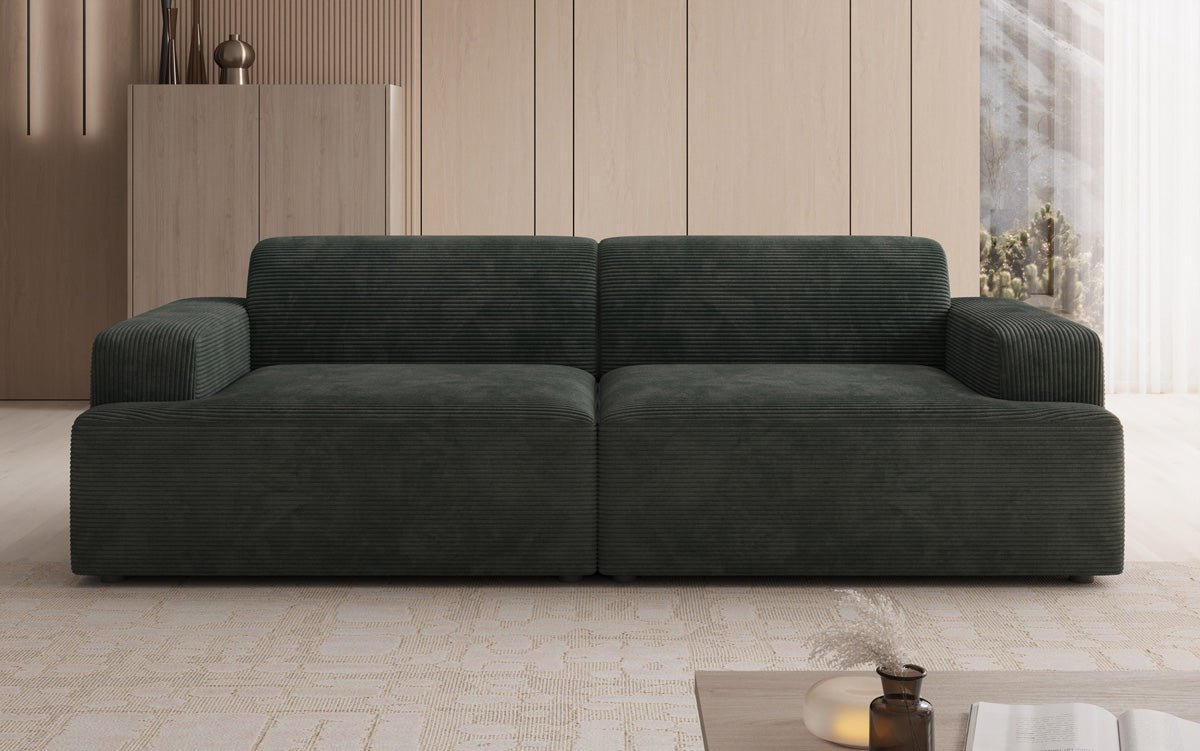 Designer 3 Seater Sofa Monza in Corduroy