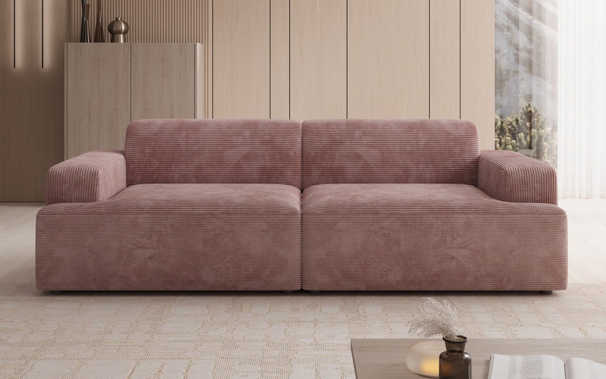 Designer 3 Seater Sofa Monza in Corduroy