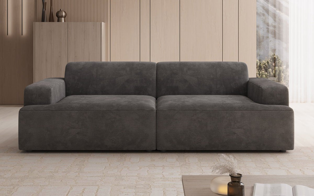 Designer 3 Seater Sofa Monza in Corduroy