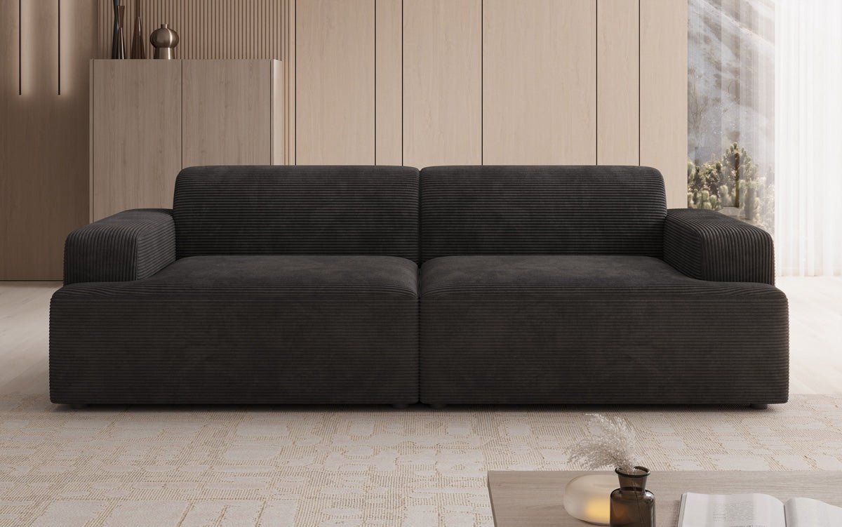 Designer 3 Seater Sofa Monza in Corduroy