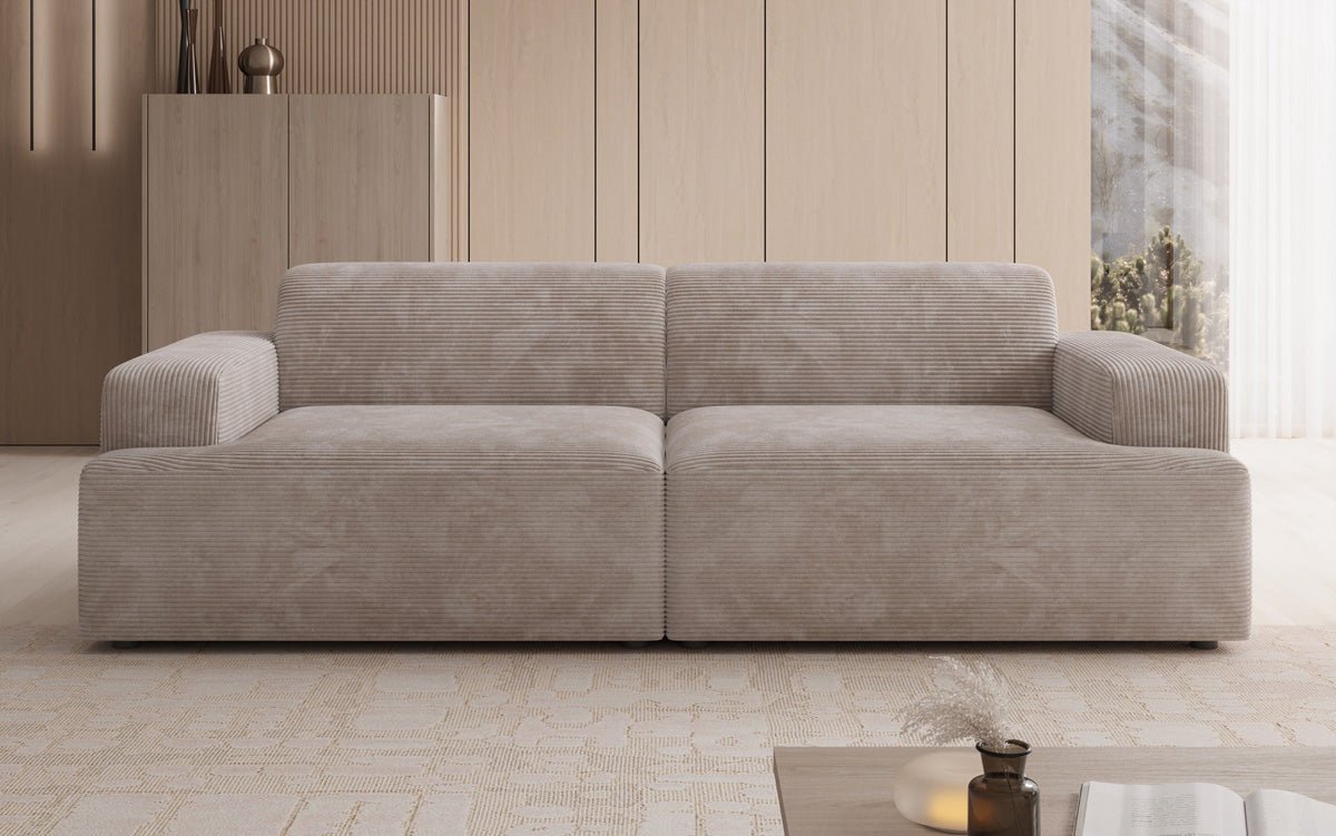 Designer 3 Seater Sofa Monza in Corduroy