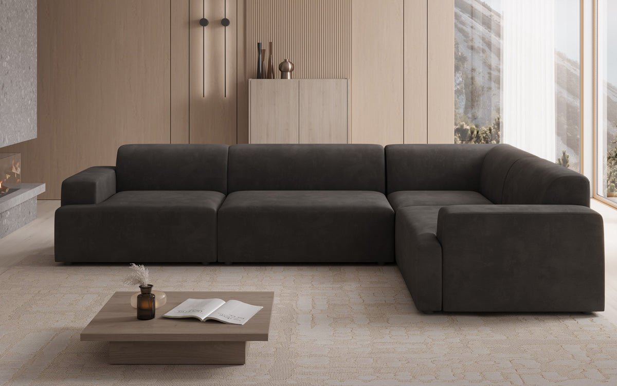 Designer Sofa Monza Living Landscape L in Velvet