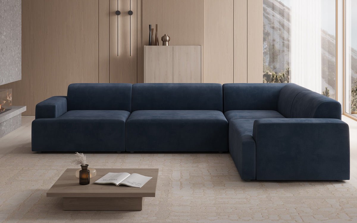 Designer Sofa Monza Living Landscape L in Velvet
