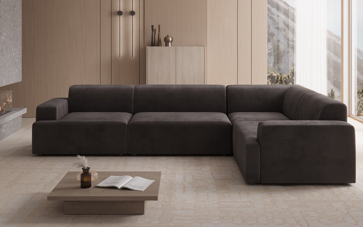 Designer Sofa Monza Living Landscape L in Velvet