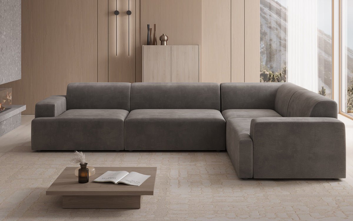 Designer Sofa Monza Living Landscape L in Velvet