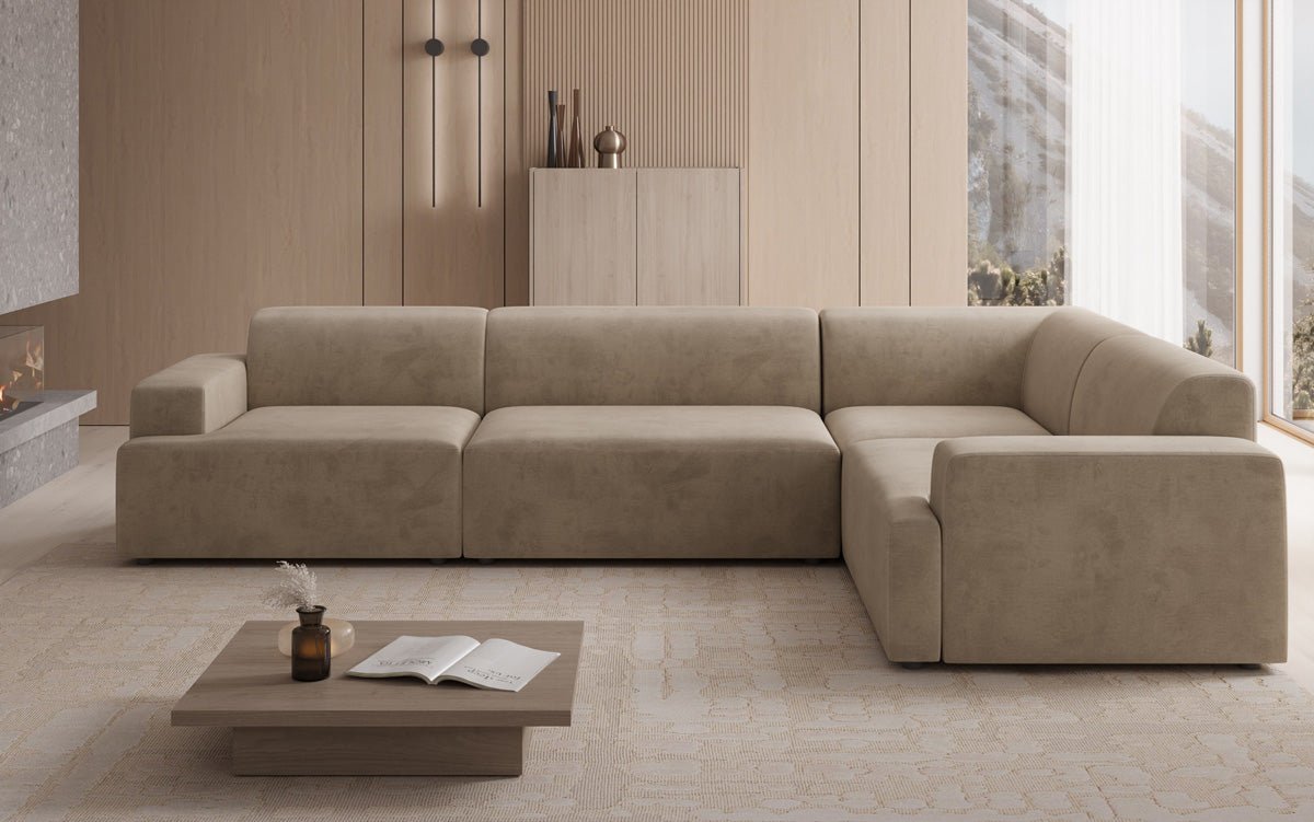Designer Sofa Monza Living Landscape L in Velvet