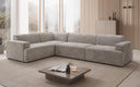 Canapé d’angle design Monza, canapé panoramique en Velours