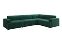Canapé d’angle design Monza, canapé panoramique en Velours