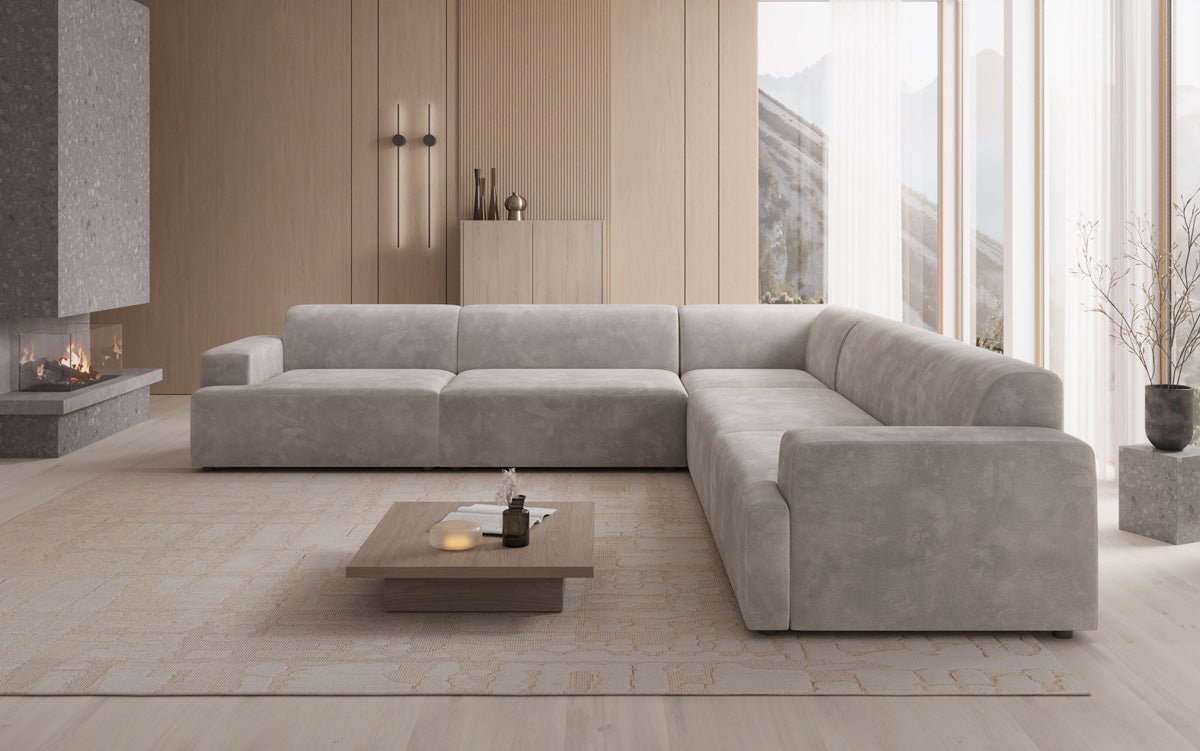 Designer Sofa Monza Living Landscape L XXL in Velvet
