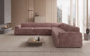Designer corner sofa Monza XXL living landscape in Corduroy