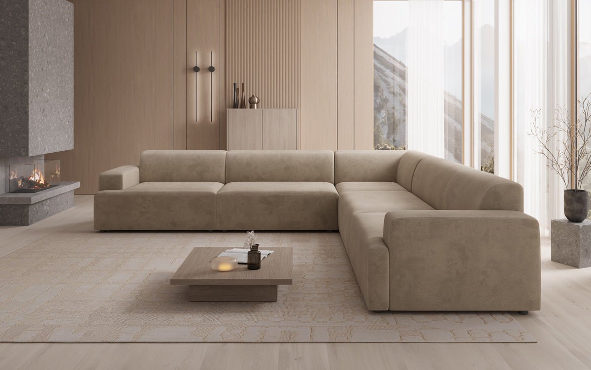 Designer Sofa Monza Living Landscape L XXL in Velvet