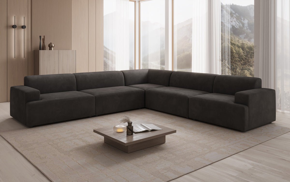 Designer Sofa Monza Living Landscape L XXL in Velvet