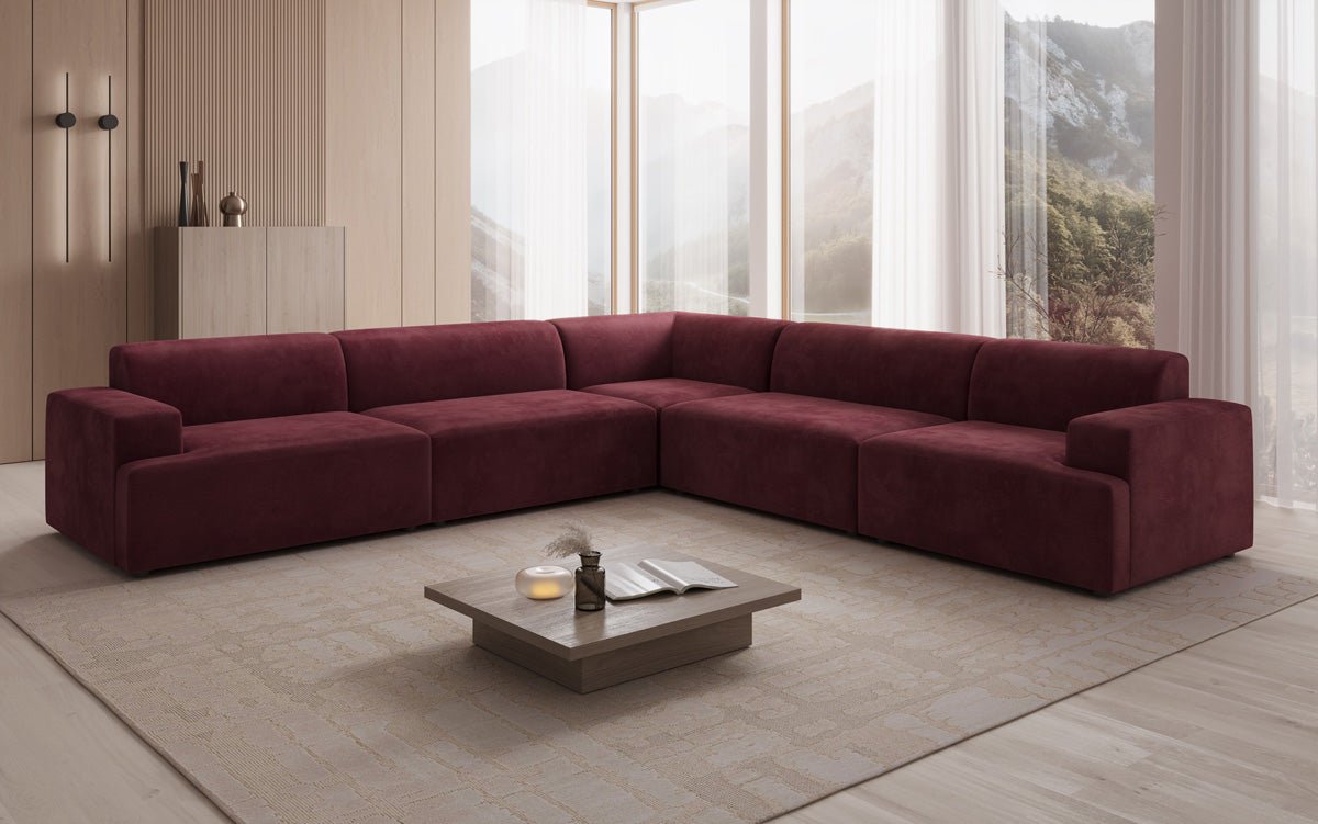 Designer Sofa Monza Living Landscape L XXL in Velvet