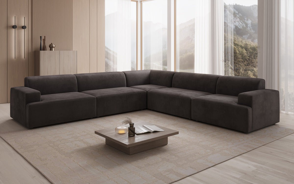 Designer Sofa Monza Living Landscape L XXL in Velvet