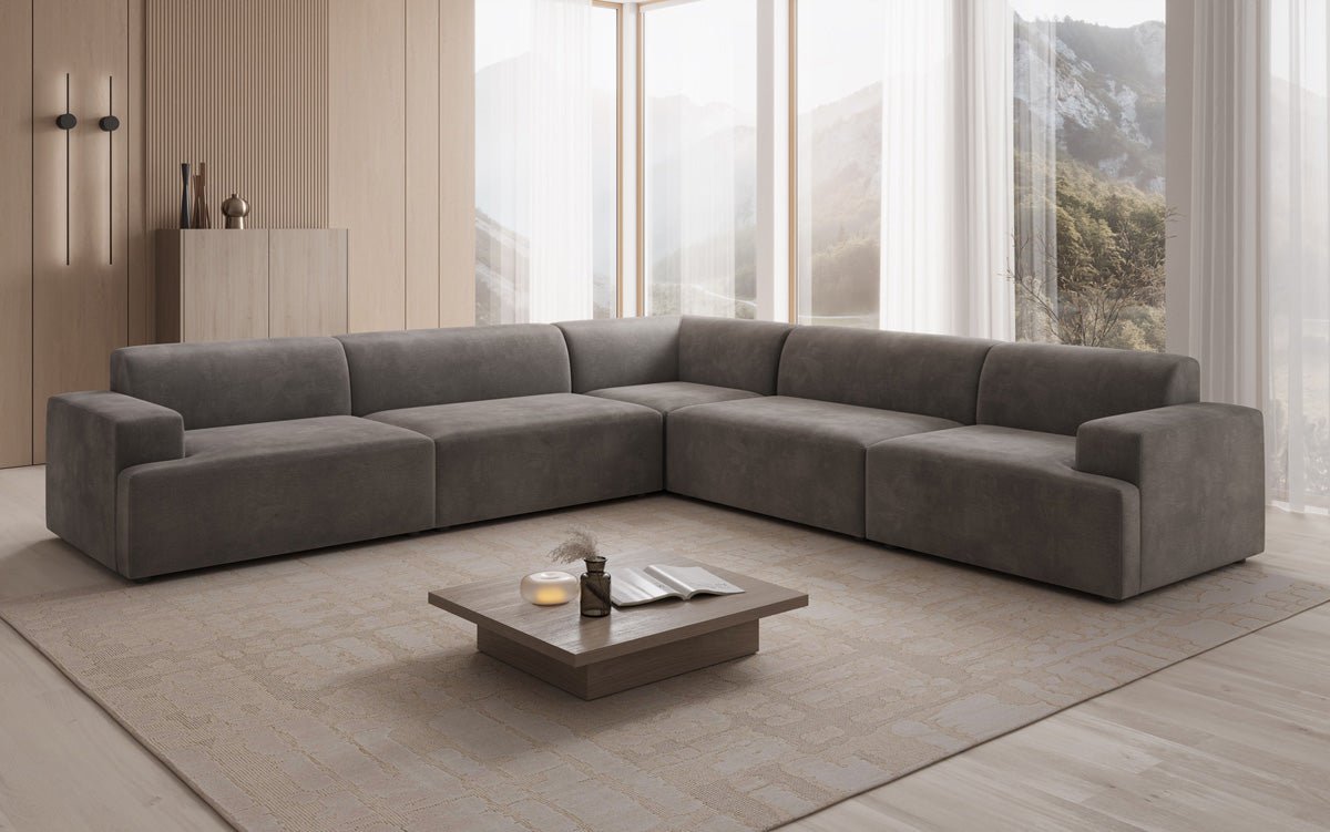 Designer Sofa Monza Living Landscape L XXL in Velvet