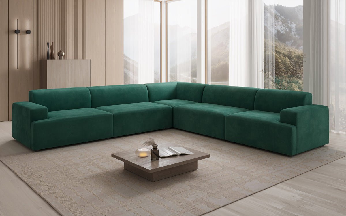 Designer Sofa Monza Living Landscape L XXL in Velvet