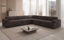 Designer corner sofa Monza XXL living landscape in Corduroy