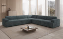 Designer corner sofa Monza XXL living landscape in Corduroy
