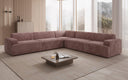 Designer corner sofa Monza XXL living landscape in Corduroy