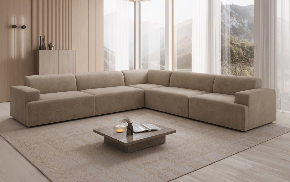 Designer Sofa Monza Living Landscape L XXL in Velvet
