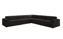 Designer corner sofa Monza XXL living landscape in Corduroy