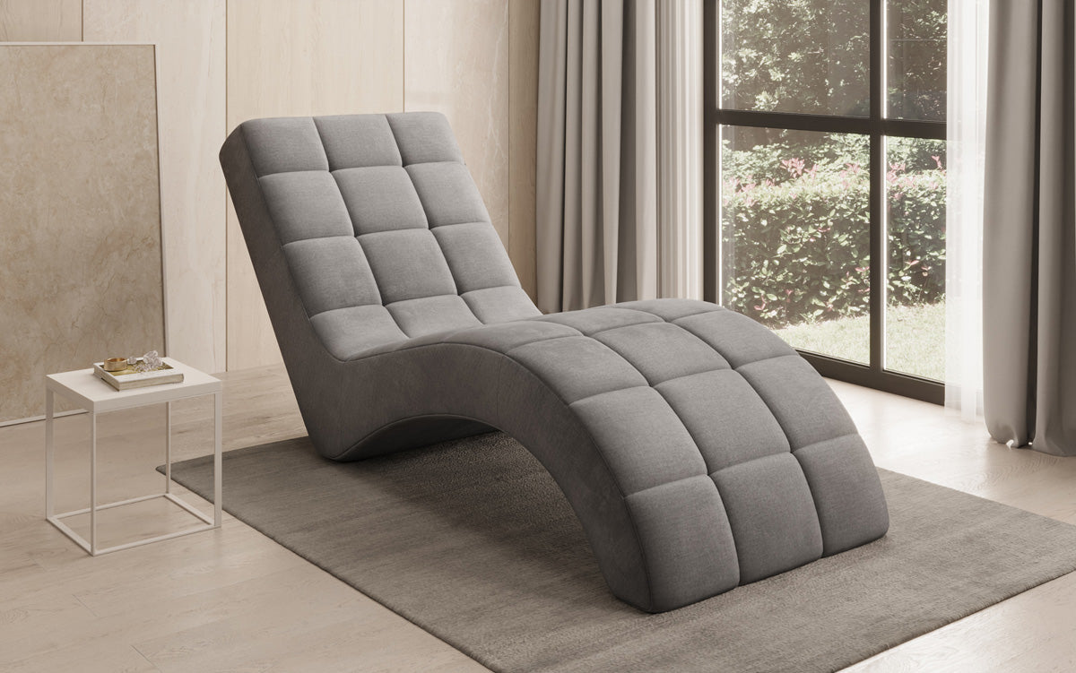 Designer Relax Lounger Nela in Velvet
