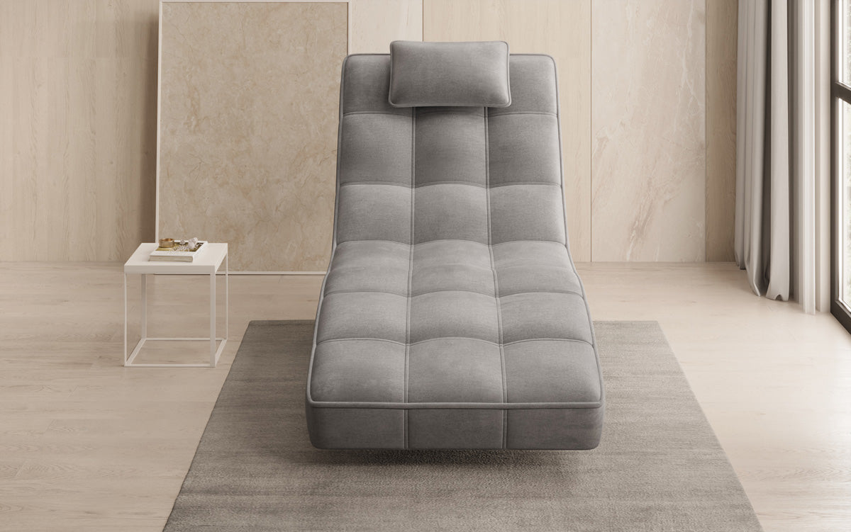 Designer Relax Lounger Livara Velvet with Swivel Function