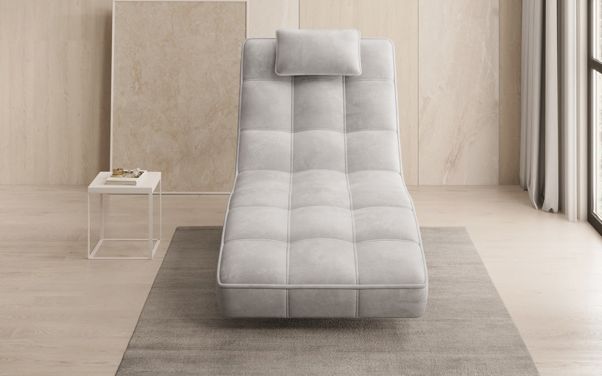 Designer Relax Lounger Livara Velvet with Swivel Function