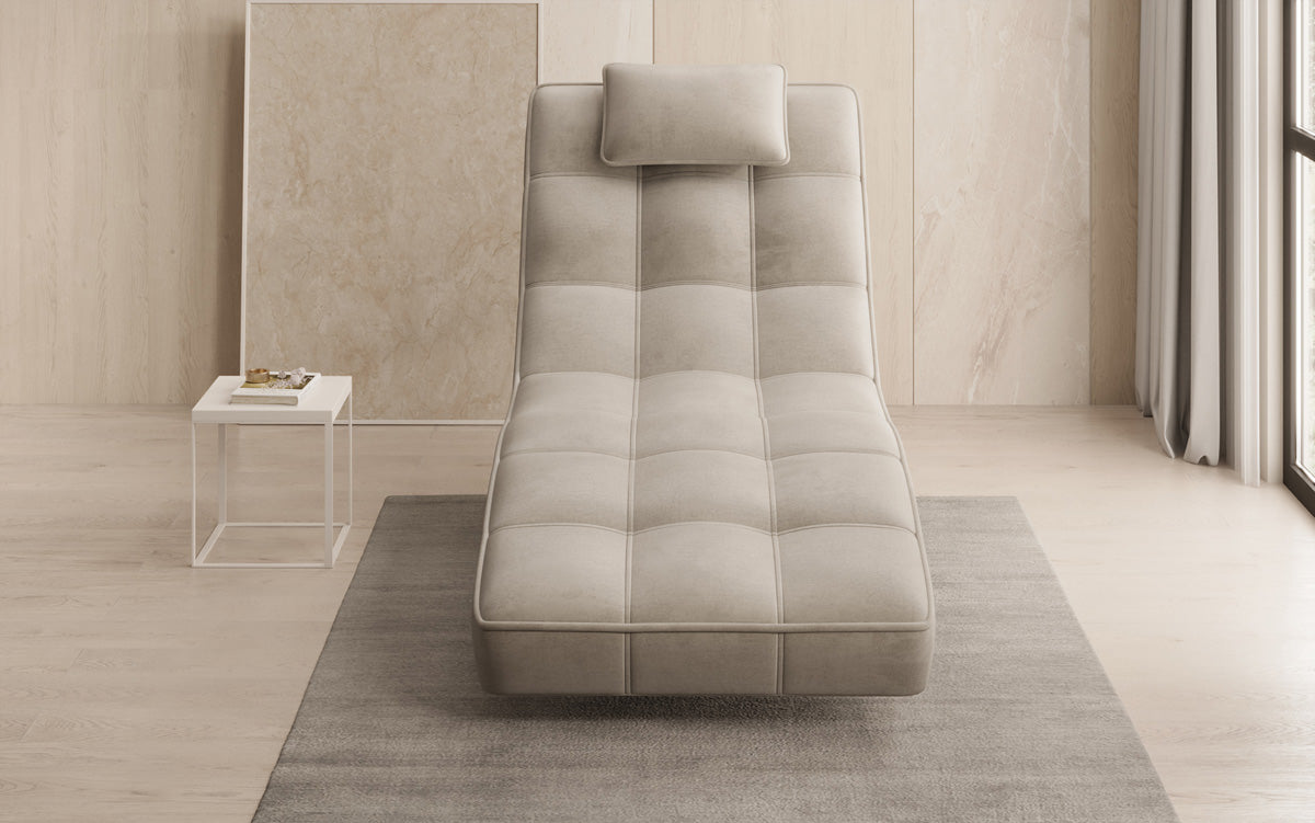 Designer Relax Lounger Livara Velvet with Swivel Function
