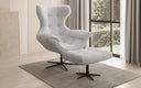 Designer Sofa-Sessel Aurelio inkl. Beistellhocker a Bouclé