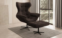 Designer Sofa-Sessel Aurelio inkl. Beistellhocker a Bouclé
