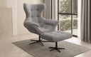 Designer Sofa-Sessel Aurelio inkl. Beistellhocker a Bouclé