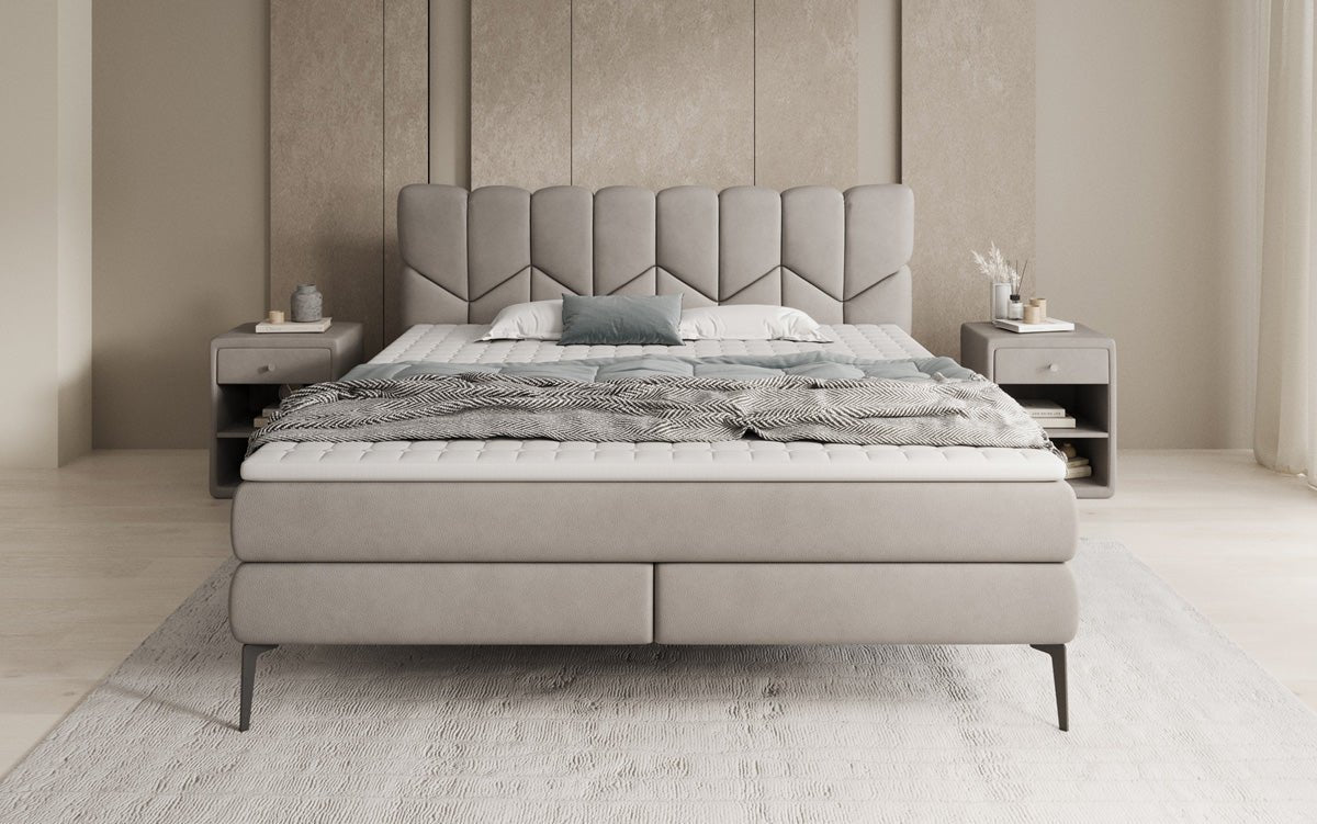 Boxspringbett Mirea a Echtleder