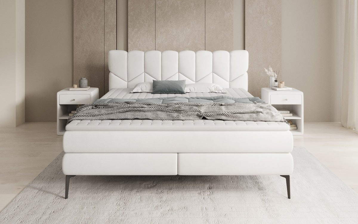 Boxspringbett Mirea a Echtleder