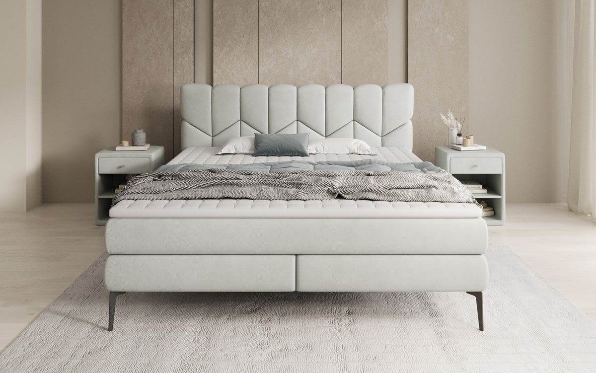 Boxspringbett Mirea a Echtleder