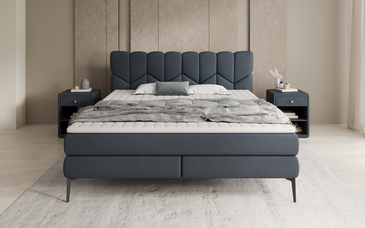 Boxspringbett Mirea a Echtleder