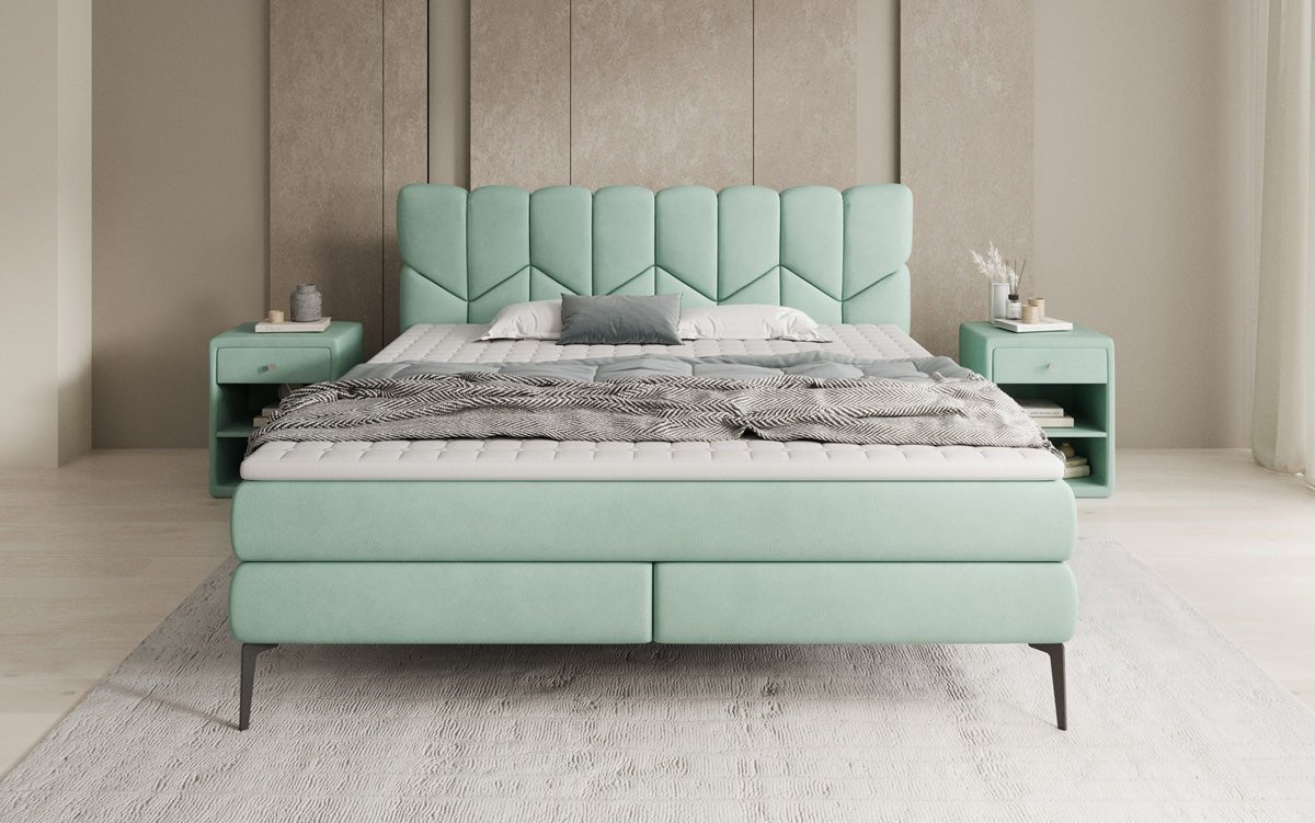 Boxspringbett Mirea a Echtleder