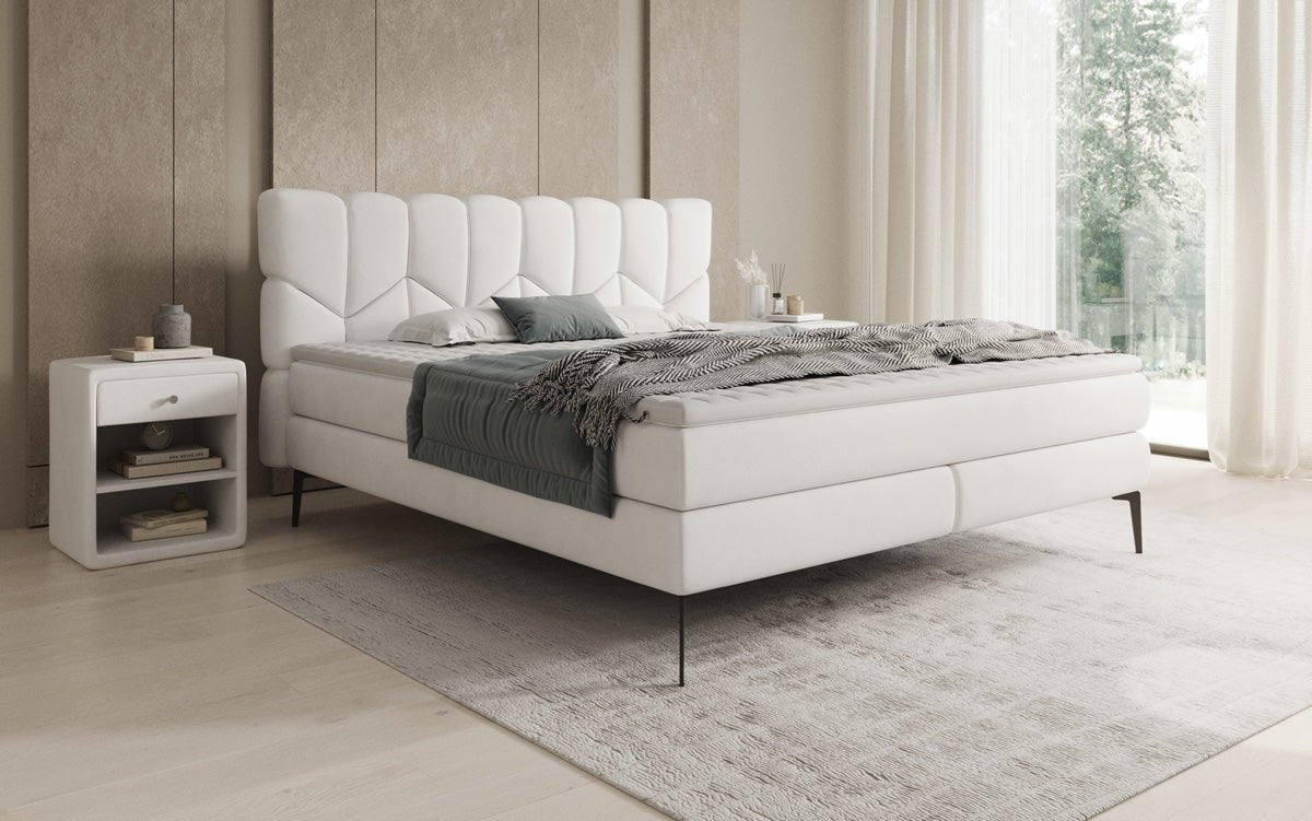 Boxspringbett Mirea a Echtleder