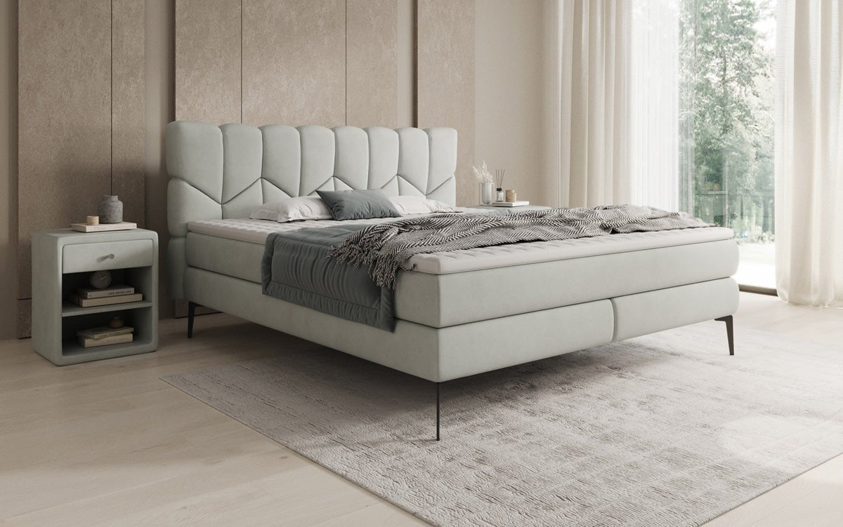 Boxspringbett Mirea a Echtleder
