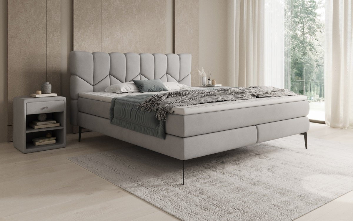 Boxspringbett Mirea a Echtleder