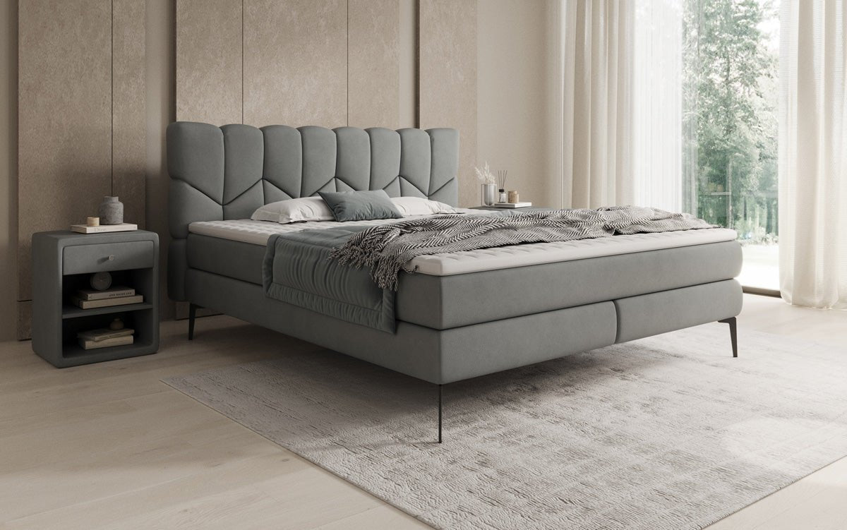 Boxspringbett Mirea a Echtleder