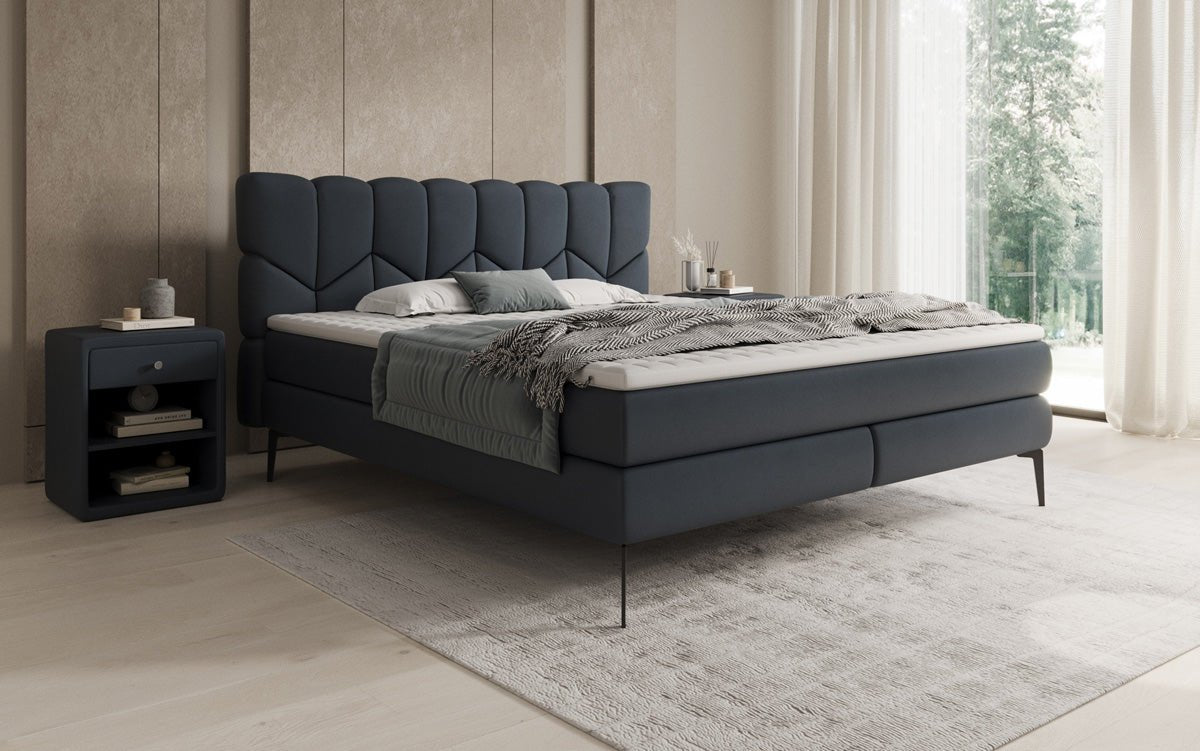 Boxspringbett Mirea a Echtleder