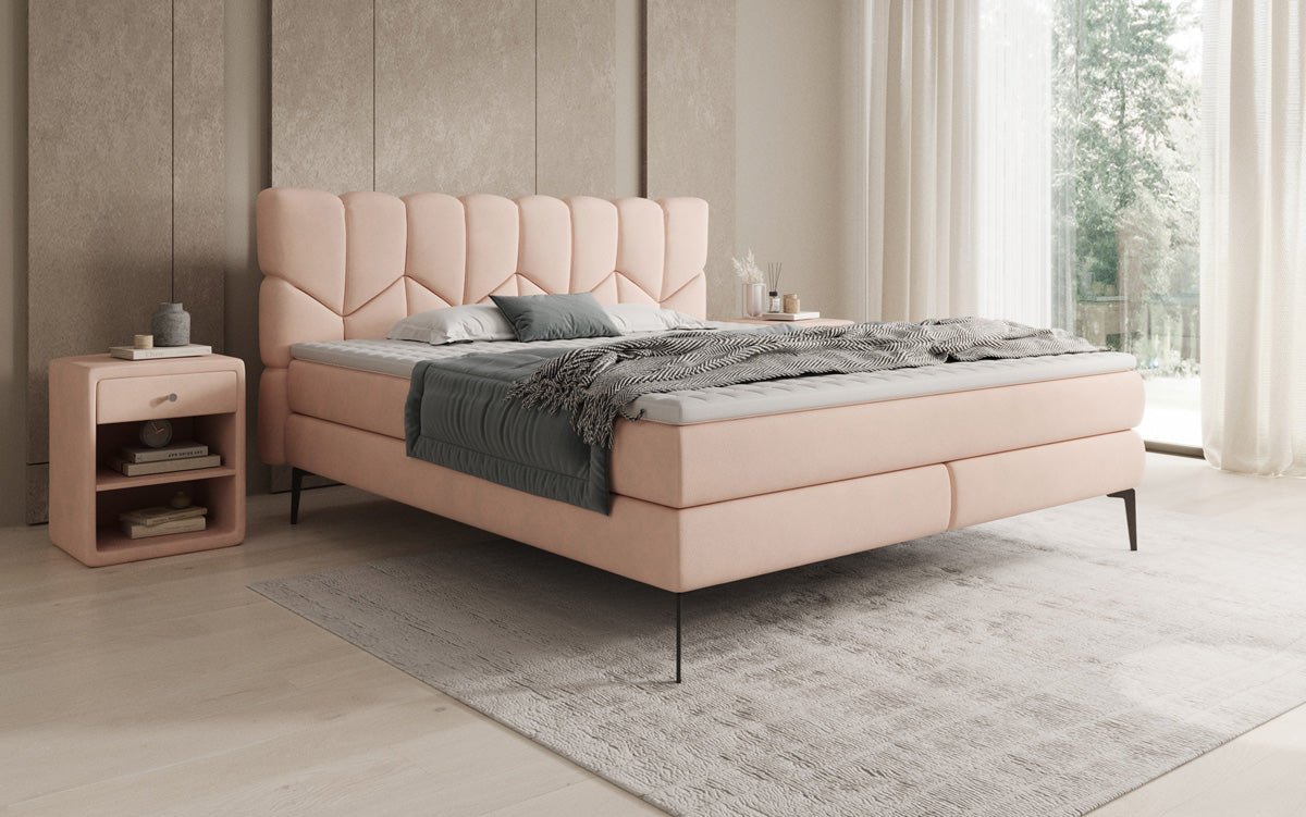 Boxspringbett Mirea a Echtleder